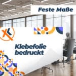 Folie mit Digitaldruck - Festes Format