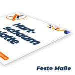 Hartschaumplatte – Individuell gestaltbare PVC-Hartschaumplatte im freien Format mit optionalem Druck, Laminierung und Lochbohrungen.